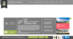 Desktop Screenshot of golfsonservera.com